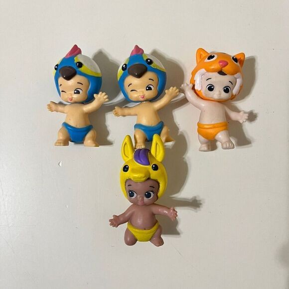 Moose Toys Twozies Lot of 7 Duck Tiger Dog Parrot Fish Donkey - Picture 4 of 5